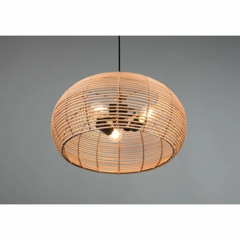 Luminaires Trio Suspension Trio Inga Noir, 3 lumières* Suspensions