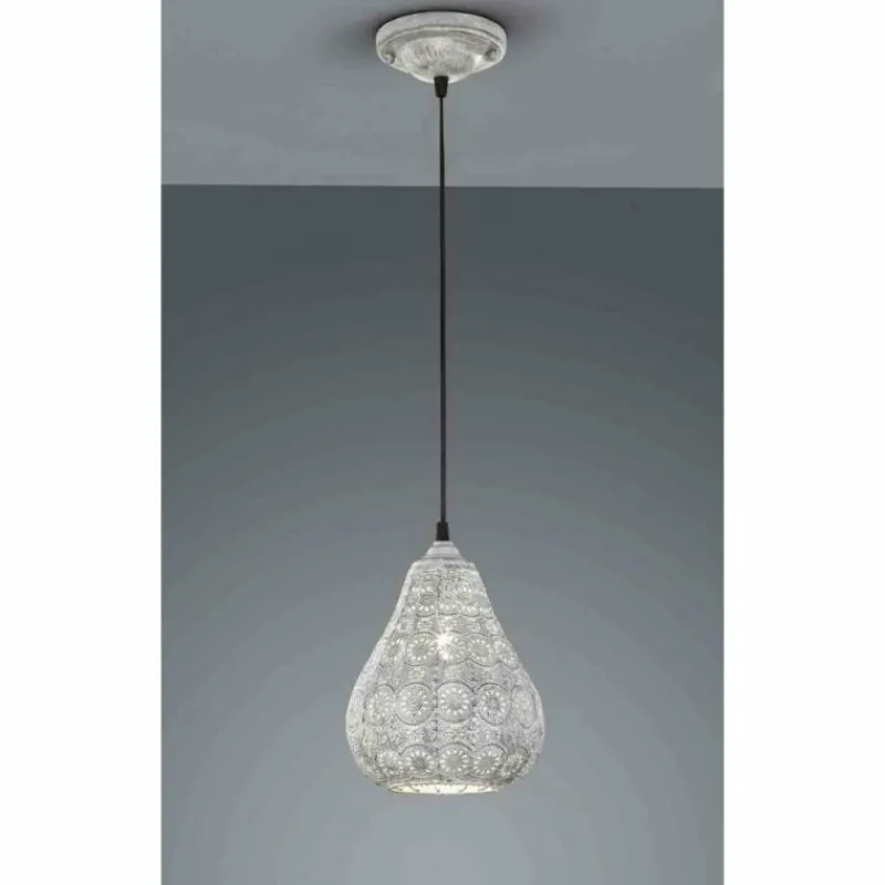 Lampe Turque-Luminaires Trio Suspension Trio JASMIN Gris, 1 lumière