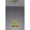 Lampe Turque-Luminaires Trio Suspension Trio JASMIN Laiton, 1 lumière