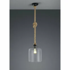 Luminaires Trio Suspension Trio JUDITH Brun, Noir, 1 lumière