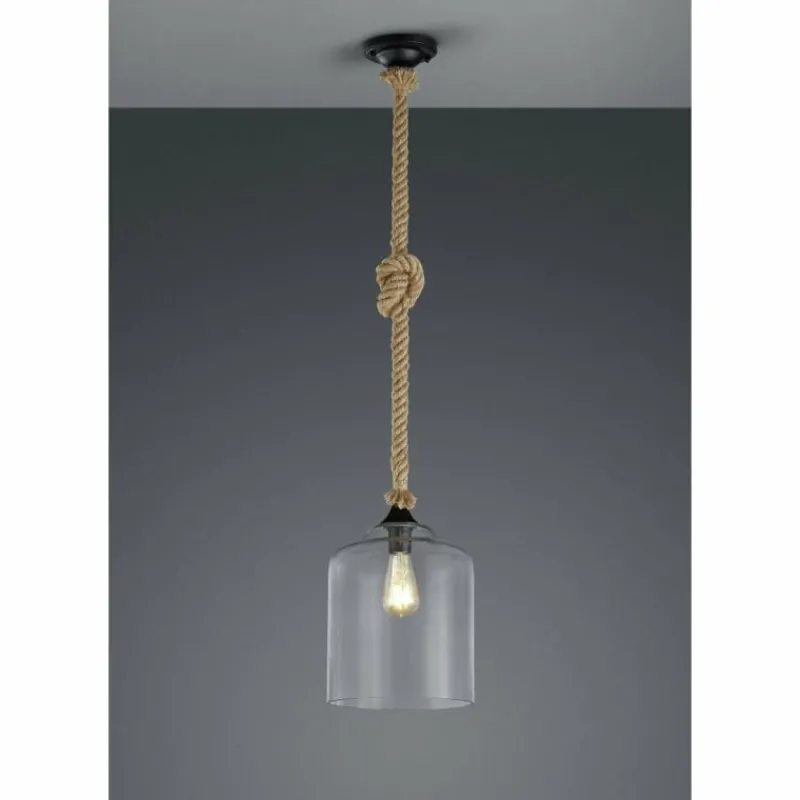 Luminaires Trio Suspension Trio JUDITH Brun, Noir, 1 lumière