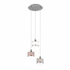 Lampes En Tissu-Luminaires Trio Suspension Trio KAPRUN Chrome, 3 lumières