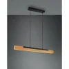 Lampes Vintages & Rétros-Luminaires Trio Suspension Trio Kerala LED Noir, 1 lumière