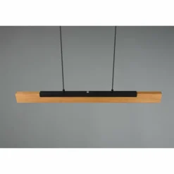 Lampes Vintages & Rétros-Luminaires Trio Suspension Trio Kerala LED Noir, 1 lumière