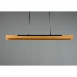 Lampes Vintages & Rétros-Luminaires Trio Suspension Trio Kerala LED Noir, 1 lumière