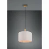 Lampes En Tissu-Luminaires Trio Suspension Trio Korba Brun, 1 lumière