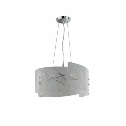 Luminaires Trio Suspension Trio Leuchten SANDRINA Blanc, 3 lumières