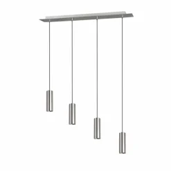 Luminaires Trio Suspension Trio Leuchten MARLEY Nickel mat, 4 lumières* Suspensions