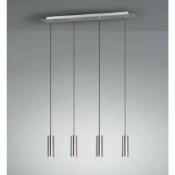 Luminaires Trio Suspension Trio Leuchten MARLEY Nickel mat, 4 lumières* Suspensions