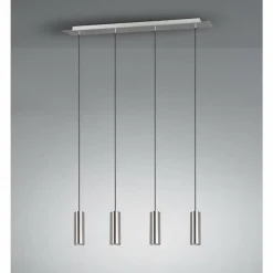 Luminaires Trio Suspension Trio Leuchten MARLEY Nickel mat, 4 lumières* Suspensions