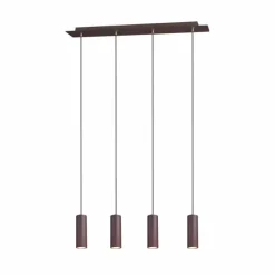 Luminaires Trio Suspension Trio Leuchten MARLEY Rouille, 4 lumières* Suspensions