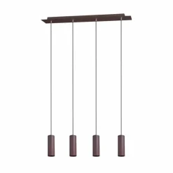 Luminaires Trio Suspension Trio Leuchten MARLEY Rouille, 4 lumières* Suspensions