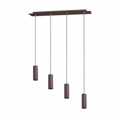 Luminaires Trio Suspension Trio Leuchten MARLEY Rouille, 4 lumières* Suspensions