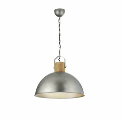 Lampes Vintages & Rétros-Luminaires Trio Suspension Trio Leuchten DELHI Nickel mat, 1 lumière