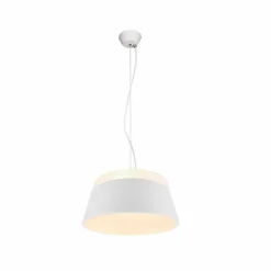 Luminaires Rustiques-Luminaires Trio Suspension Trio Leuchten BARONESS Blanc, 3 lumières