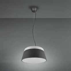 Luminaires Rustiques-Luminaires Trio Suspension Trio Leuchten BARONESS Anthracite, 3 lumières