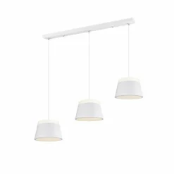 Luminaires Rustiques-Luminaires Trio Suspension Trio Leuchten BARONESS Blanc, 6 lumières