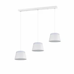 Luminaires Rustiques-Luminaires Trio Suspension Trio Leuchten BARONESS Blanc, 6 lumières