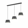 Luminaires Rustiques-Luminaires Trio Suspension Trio Leuchten BARONESS Anthracite, 6 lumières