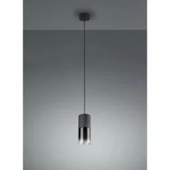 Luminaires Scandinaves-Luminaires Trio Suspension Trio Leuchten ROBIN Noir, 1 lumière