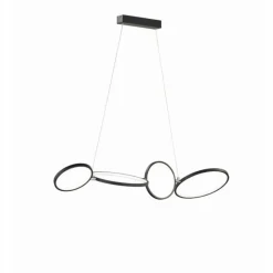 Luminaires Trio Suspension Trio Leuchten RONDO LED Noir, 1 lumière* Suspensions