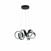 Luminaires Trio Suspension Trio Leuchten CARRERA LED Noir, 1 lumière* Éclairage Led