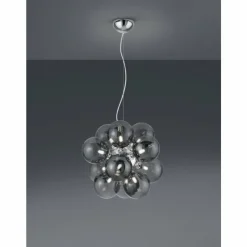 Luminaires Trio Suspension Trio Leuchten ALICIA Chrome, 12 lumières