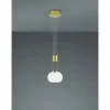 Luminaires Trio Suspension Trio Madison LED Laiton, 1 lumière