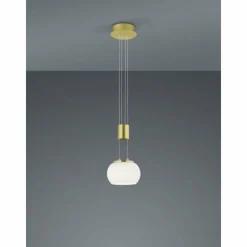 Luminaires Trio Suspension Trio Madison LED Laiton, 1 lumière