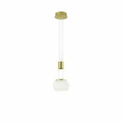 Luminaires Trio Suspension Trio Madison LED Laiton, 1 lumière