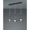 Luminaires Trio Suspension Trio Madison LED Noir, 3 lumières