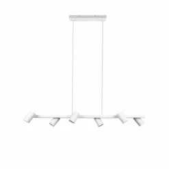 Luminaires Trio Suspension Trio MARLEY Blanc, 6 lumières* Suspensions