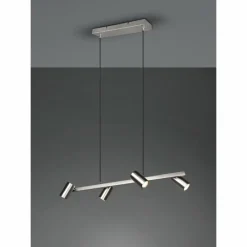Luminaires Trio Suspension Trio MARLEY Nickel mat, 4 lumières* Suspensions
