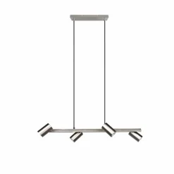 Luminaires Trio Suspension Trio MARLEY Nickel mat, 4 lumières* Suspensions