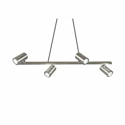 Luminaires Trio Suspension Trio MARLEY Nickel mat, 4 lumières* Suspensions