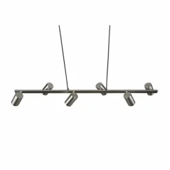 Luminaires Trio Suspension Trio MARLEY Nickel mat, 6 lumières* Suspensions
