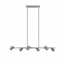 Luminaires Trio Suspension Trio MARLEY Nickel mat, 6 lumières* Suspensions