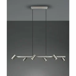 Luminaires Trio Suspension Trio MARLEY Nickel mat, 6 lumières* Suspensions