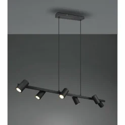 Luminaires Trio Suspension Trio MARLEY Noir, 6 lumières* Suspensions