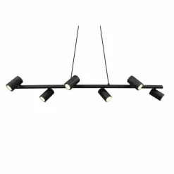 Luminaires Trio Suspension Trio MARLEY Noir, 6 lumières* Suspensions