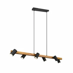 Luminaires Trio Suspension Trio MARLEY Noir, 6 lumières* Suspensions