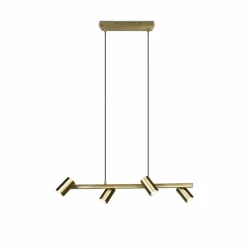 Luminaires Trio Suspension Trio Marley Vieux laiton, 4 lumières* Suspensions