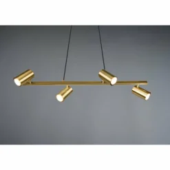 Luminaires Trio Suspension Trio Marley Vieux laiton, 4 lumières* Suspensions