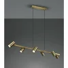 Luminaires Trio Suspension Trio Marley Vieux laiton, 6 lumières* Suspensions