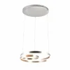 Luminaires Trio Suspension Trio Marnie LED Aluminium brossé, 1 lumière* Éclairage Led