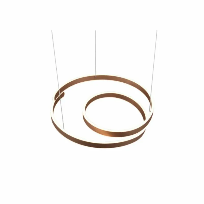 Luminaires Trio Suspension Trio Marnie LED Brun, 1 lumière* Éclairage Led