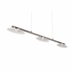 Luminaires Trio Suspension Trio Merton LED Nickel mat, 3 lumières* Éclairage Led