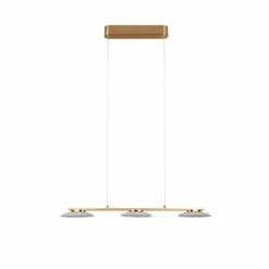 Luminaires Trio Suspension Trio Merton LED Laiton, 3 lumières* Éclairage Led