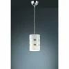 Luminaires Rustiques-Luminaires Trio Suspension Trio NIKOSIA Chrome, 1 lumière