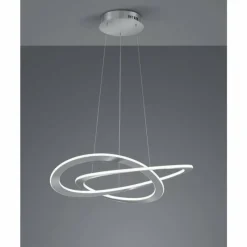 Luminaires Trio Suspension Trio OAKLAND LED Nickel mat, 1 lumière* Éclairage Led